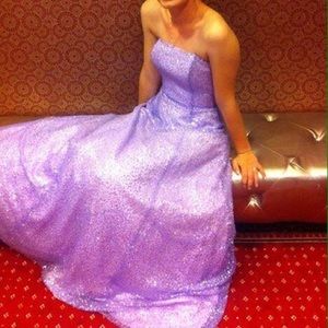 Jovani purple formal dress.